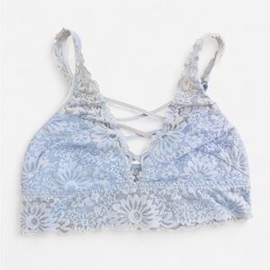 Victorias Secret Lace Bralette in Light Blue